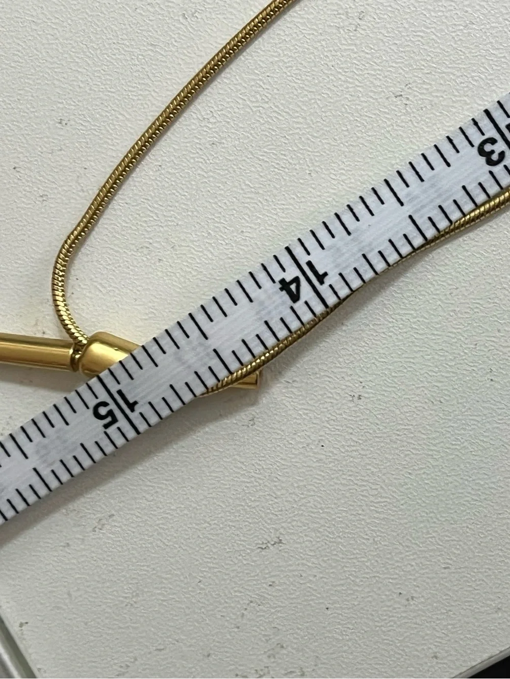 Madewell Adjustable Ring Choker Necklace 30” - Picture 3 of 3